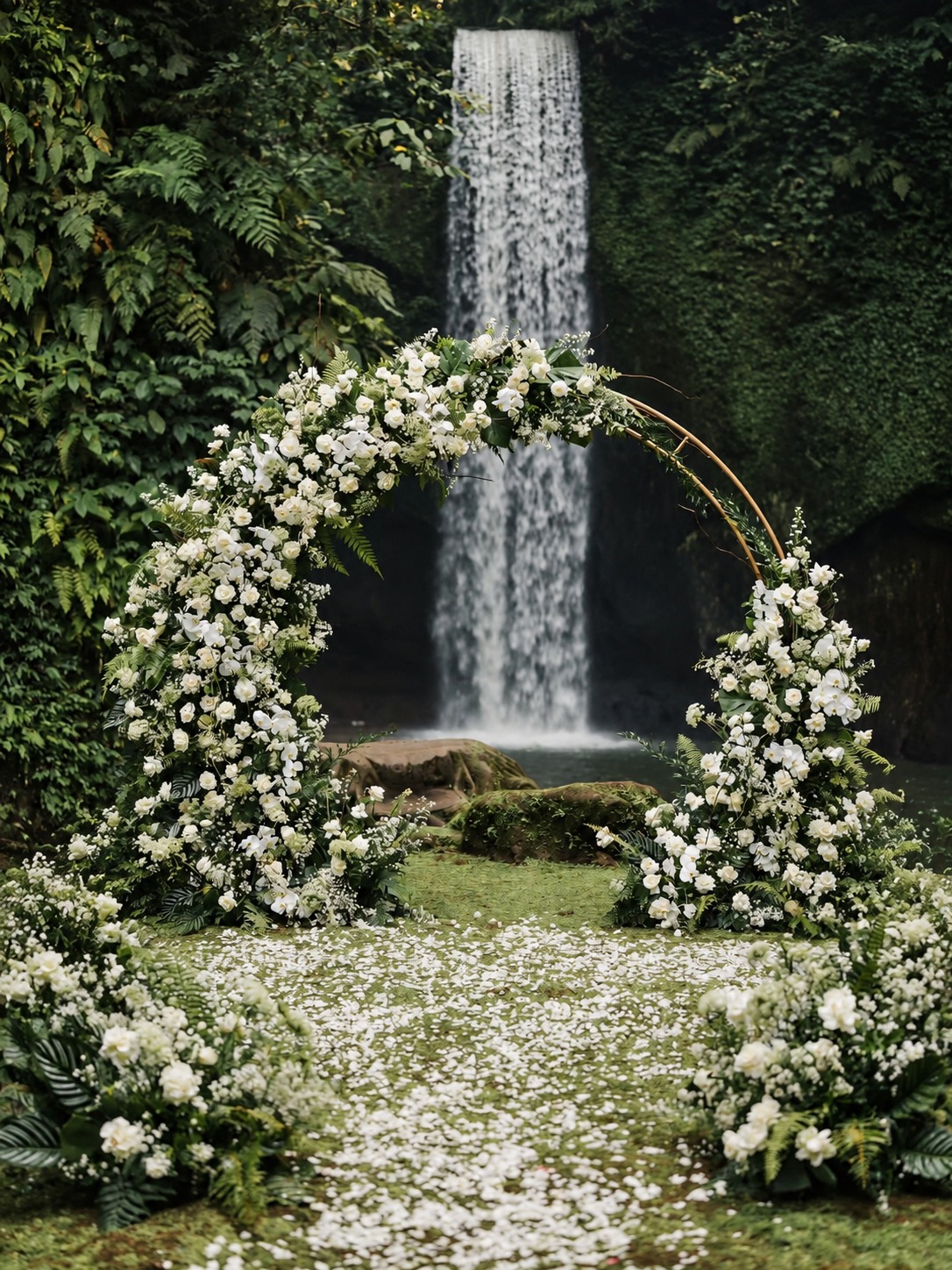 Detalhe da decoração do casamento em Bali 1