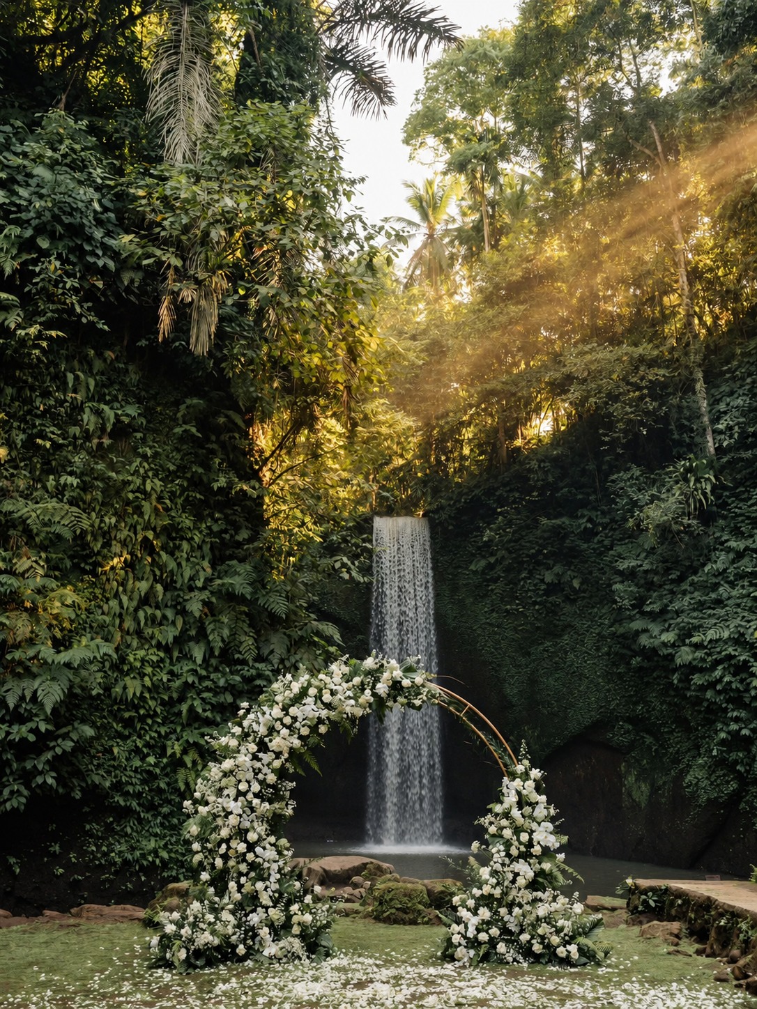 Detalhe da decoração do casamento em Bali 2