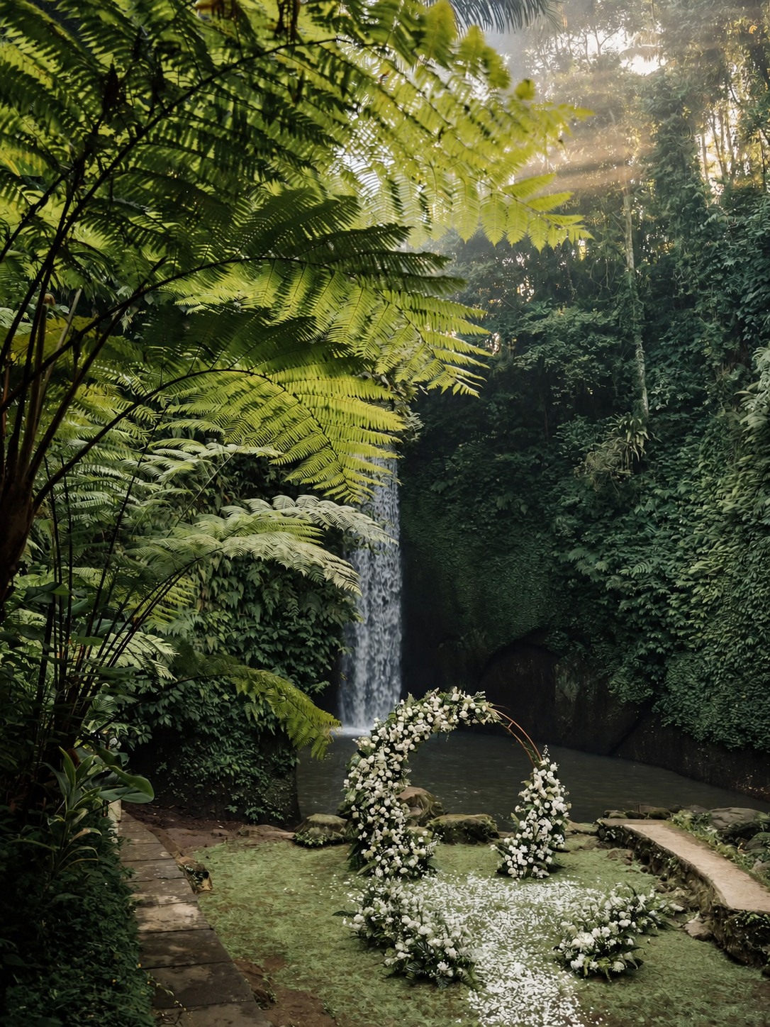 Detalhe da decoração do casamento em Bali 3