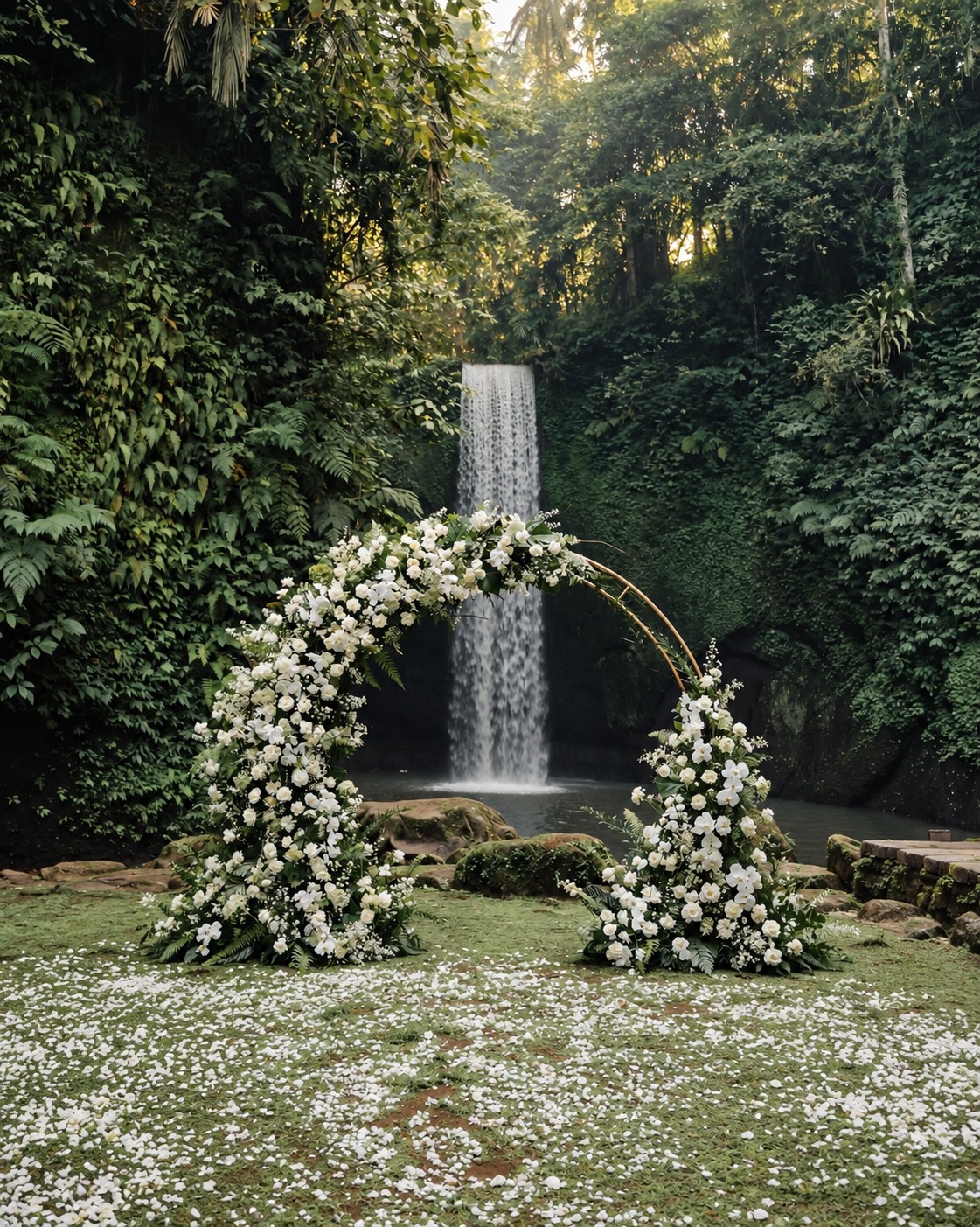 Detalhe da decoração do casamento em Bali 5