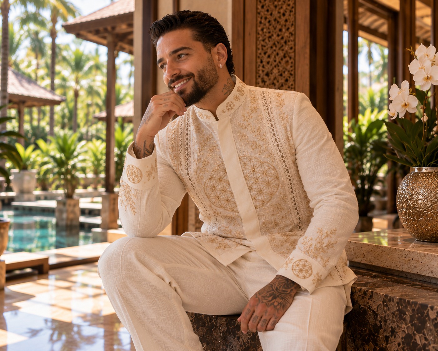 Retrato de Logan no casamento civil 3