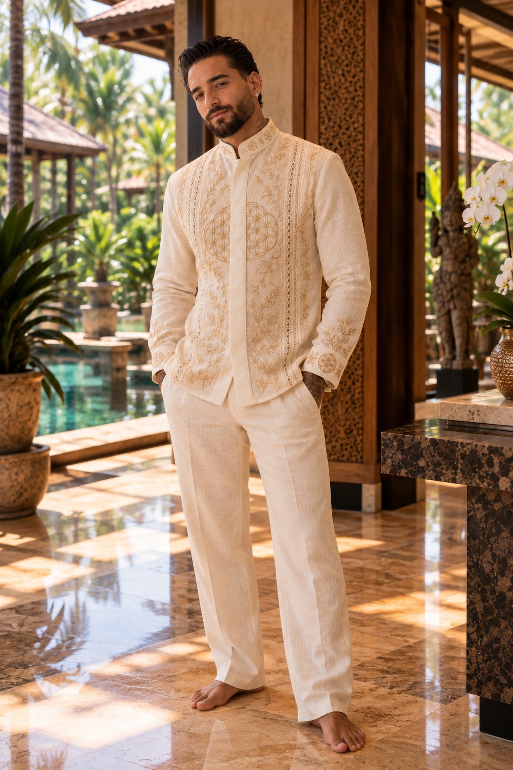 Retrato de Logan no casamento civil 4