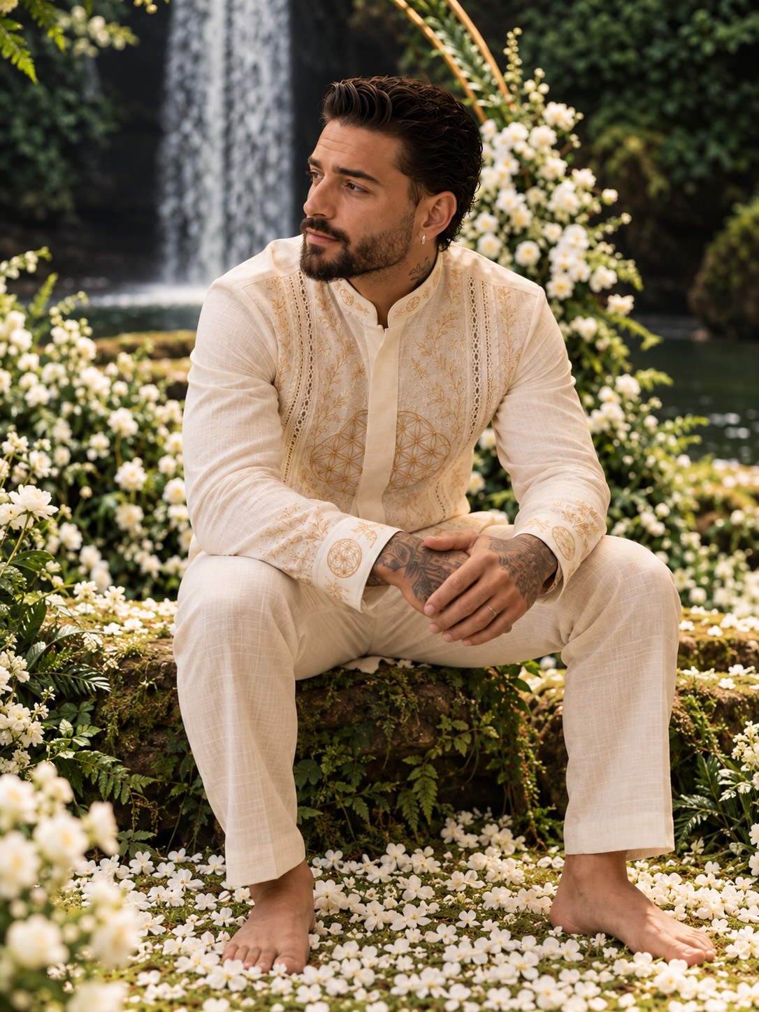Retrato de Logan no casamento civil 6