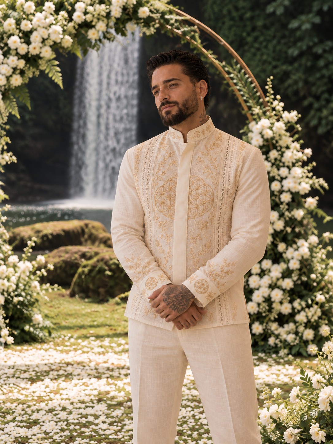 Retrato de Logan no casamento civil 7