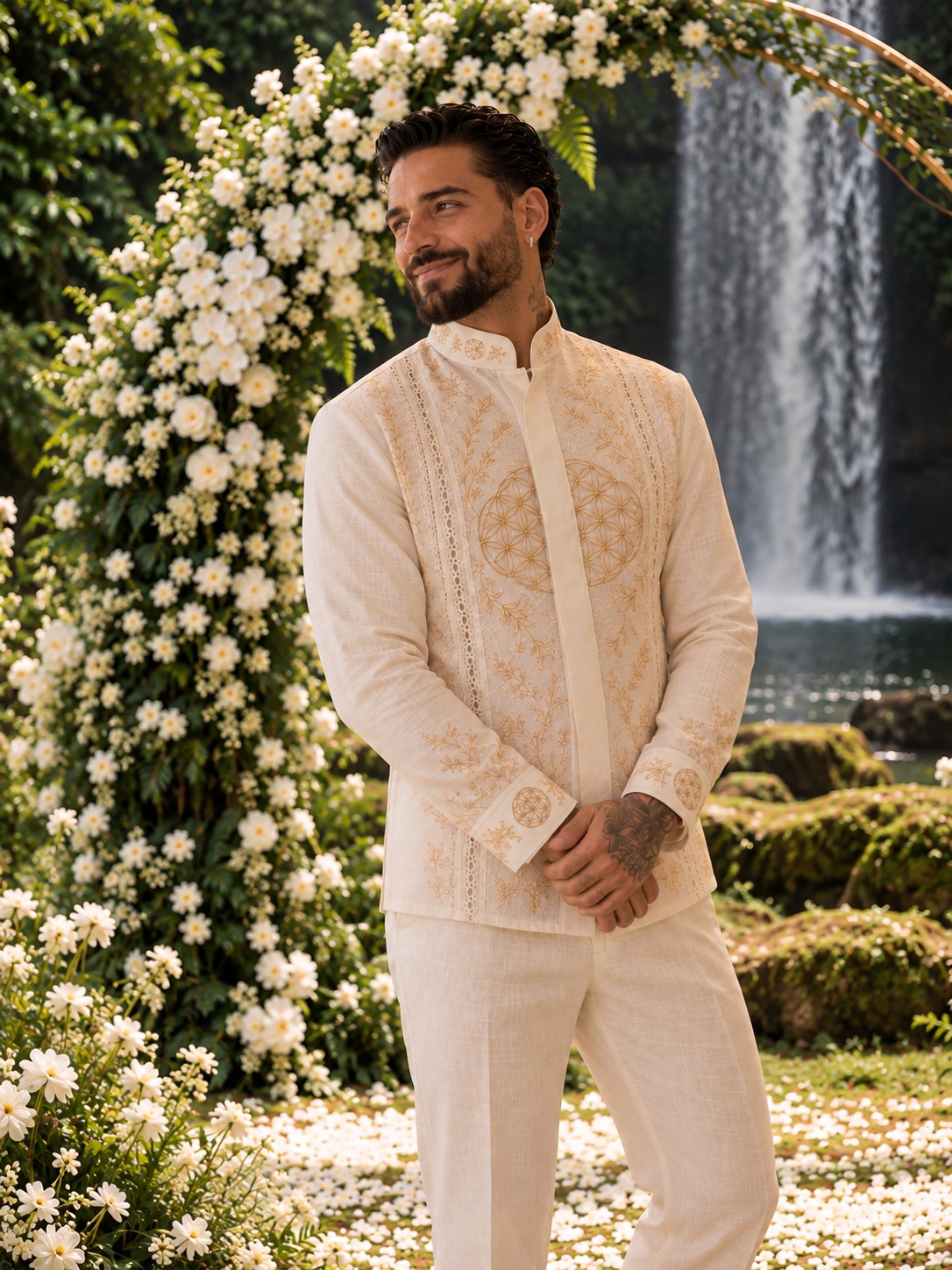 Retrato de Logan no casamento civil 9