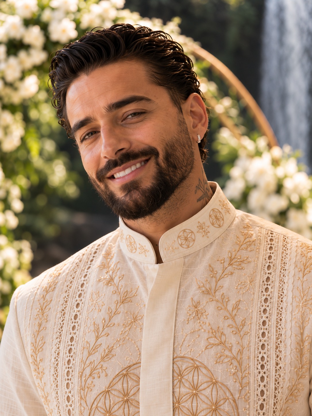 Retrato de Logan no casamento civil 12
