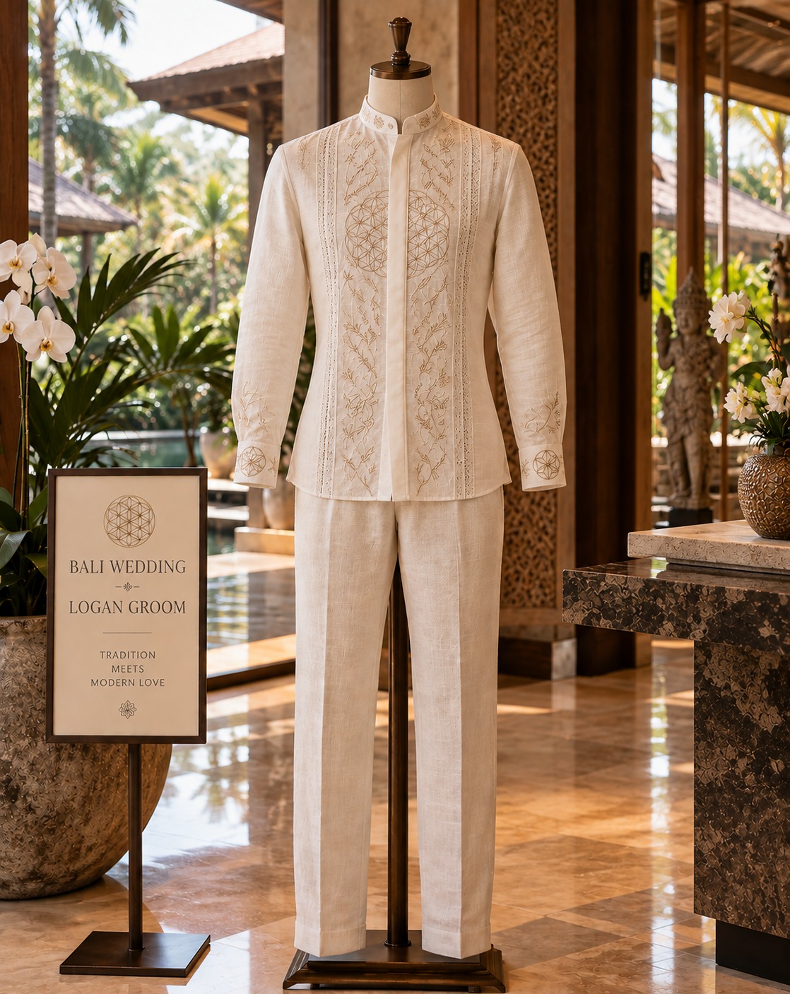 Detalhe do traje de Logan 1