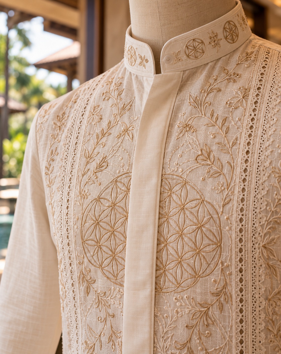 Detalhe do traje de Logan 2