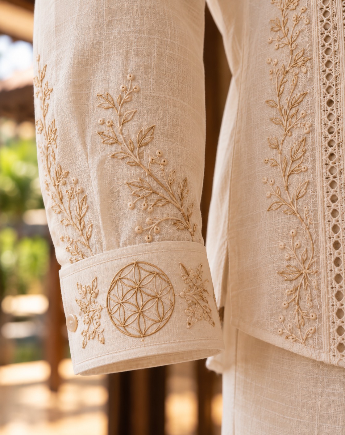 Detalhe do traje de Logan 3