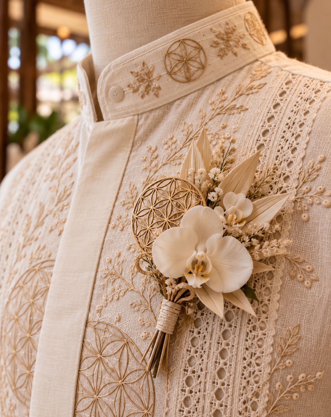 Detalhe do traje de Logan 4