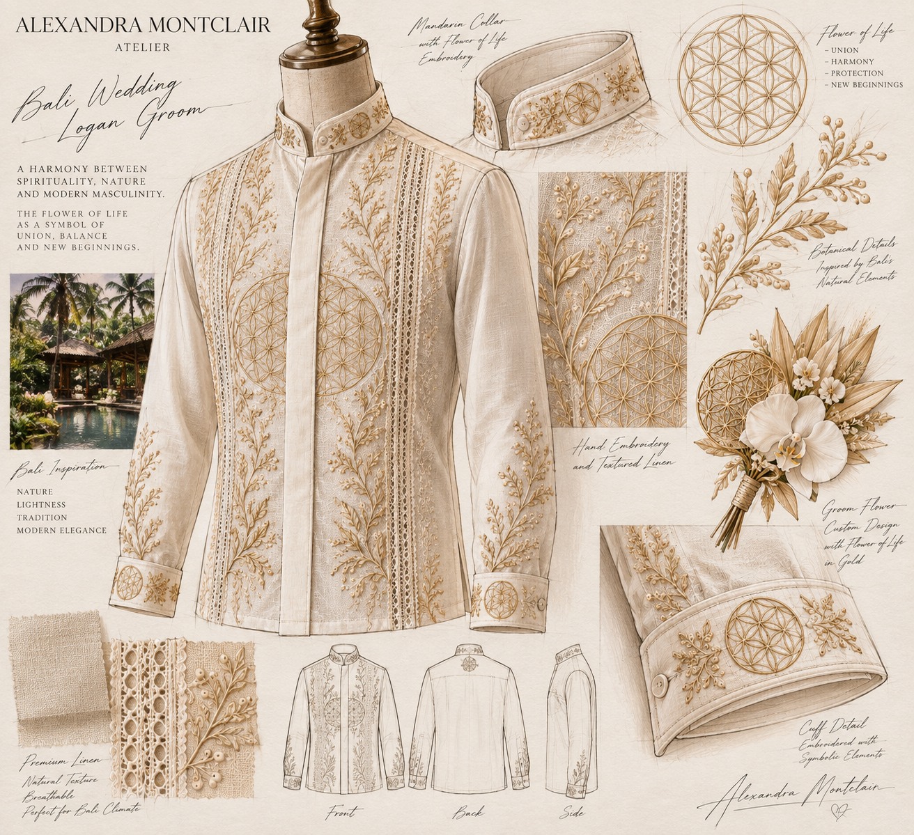 Detalhe do traje de Logan 5
