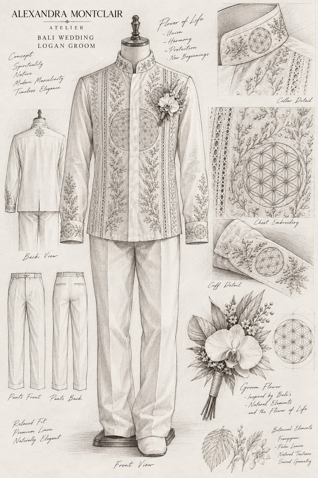 Detalhe do traje de Logan 6